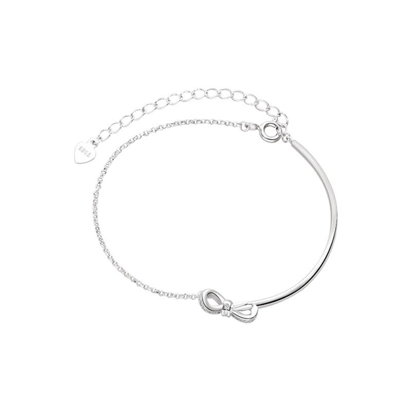 Korean Retro Niche Bow Bracelet Women's High-end Temperament Light Luxury Bracelet Versatile Spice Girl Jewelry