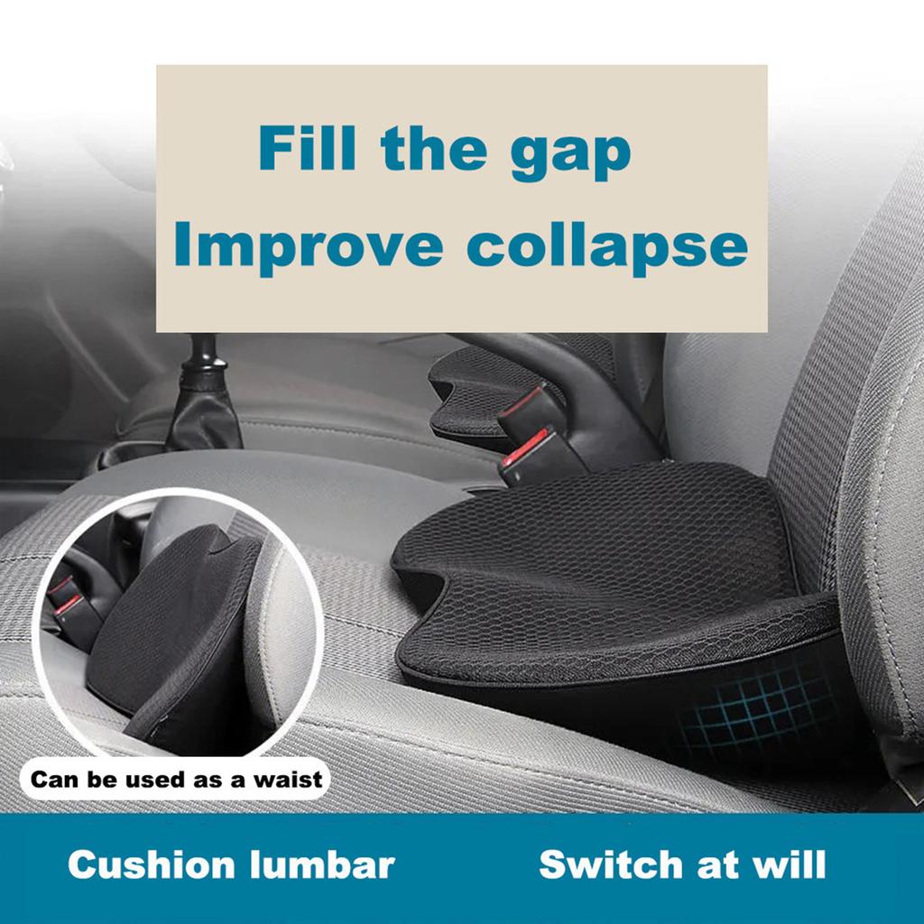 Car Wedge Seat Cushion for Car Seat Driver/Passenger Memory Seat Cushion for Driving Improve Vision/Posture