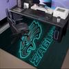 Philadelphia Eagles Teppich Spielteppich, Fußmatte für Schlafzimmer Wohnzimmer Eingangsbereich Teppich, Heimdeko Idee Geschenk für Weihnachten Geburtstag