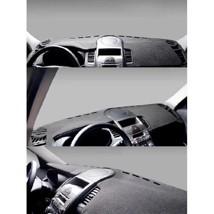 Pour Kia Soul I Mk1 AM 3M 3D 2008-2013 Tapis de tableau de bord Housse de tableau de bord Panneau d'instruments Coussin de protection Tapis de tableau de bord Ornements Anti-saleté