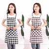 Stain-Resistant Kitchen Apron Sleeveless Cotton Workwear Apron Wipeable Hands Breathable Coffee Uniform Home Kitchen
