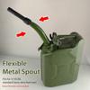 Metal Barrel Oil Guide Tube Flexible Durable Pouring Spout with Fuel Nozzel For 5/10/20L Standard Jerry Fuel Cans