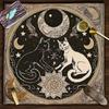 Leitura de Tarô Mesa de Tarô Pano de Altar Tapete Misterioso para Jogo de Tabuleiro Mesa de Adivinhação com Pêndulos Toalha de Mesa Pad para Cartas de Jogo de Tabuleiro