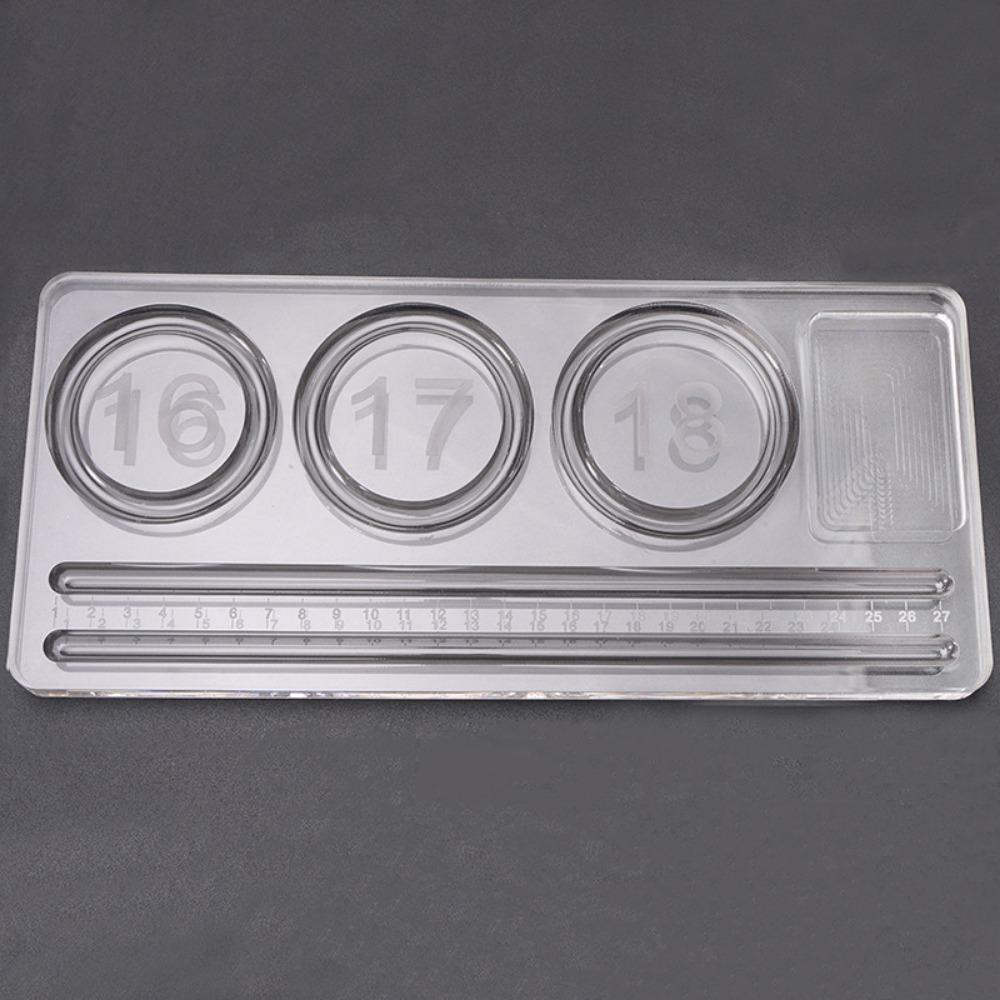 Multiple Grooves Bracelet Beading Board Acrylic Jewelry Making Tray  Jewelry Designers