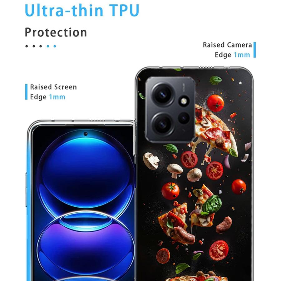 Food Fries Beer Cheese Sushi Cookie Phone Case For Redmi Note 14 15 Pro 5G 13 12 Pro Plus 11 11T 11E 11S 10 Pro 10S 9 9S Cover C