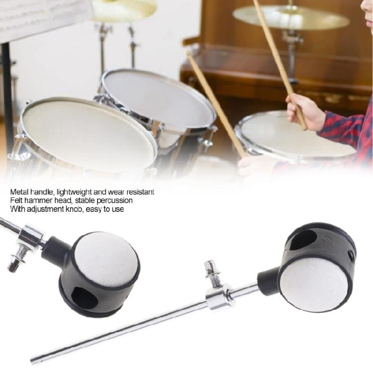 Adjustable Bass Drum Beater Hammer Drum Foot Pedal Beater Replacement Bass Drum Pedal Percussion Hammer Enduring