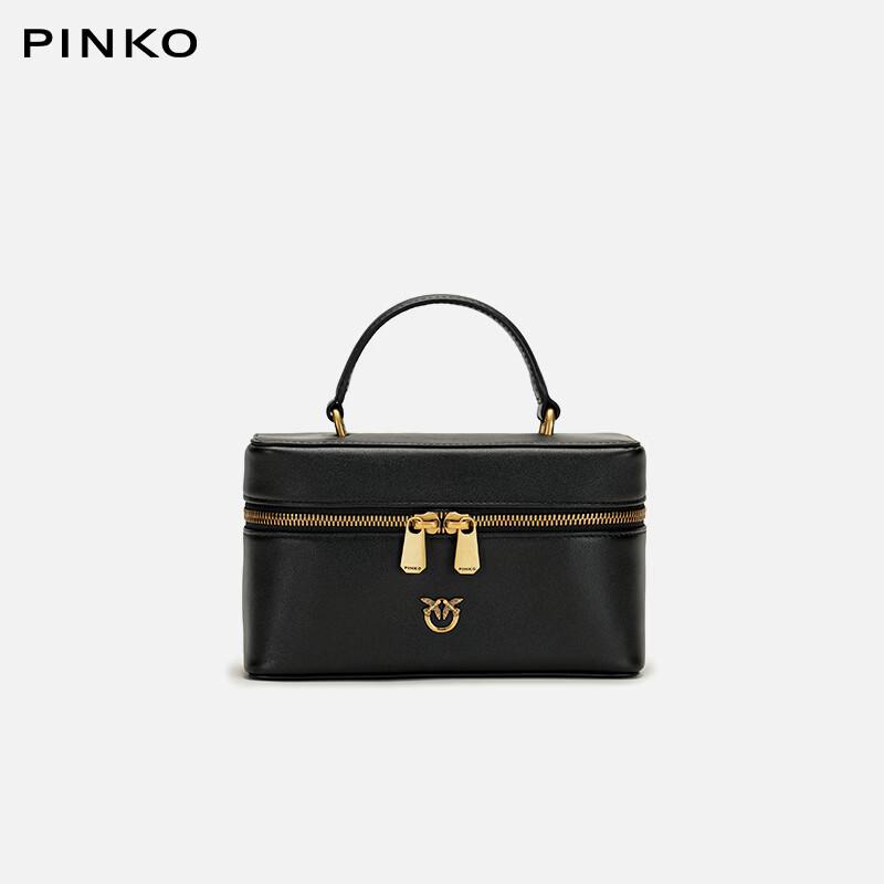 

PINKO Сумка-коробка з коров ячої шкіри Ластівка в стилі світської розкоші Length 18.5CM