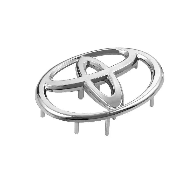 

1PC 6.5x4.5cm Buckle Car Steering Wheel Emblem Decals Badge For Toyota Camry Corolla CHR Rav4 Vios Crown Highlander Tundra Levin