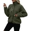 Autumn and Winter Women's Fleece Jacket, Sports and Casual Sweatshirt Jacket, Top