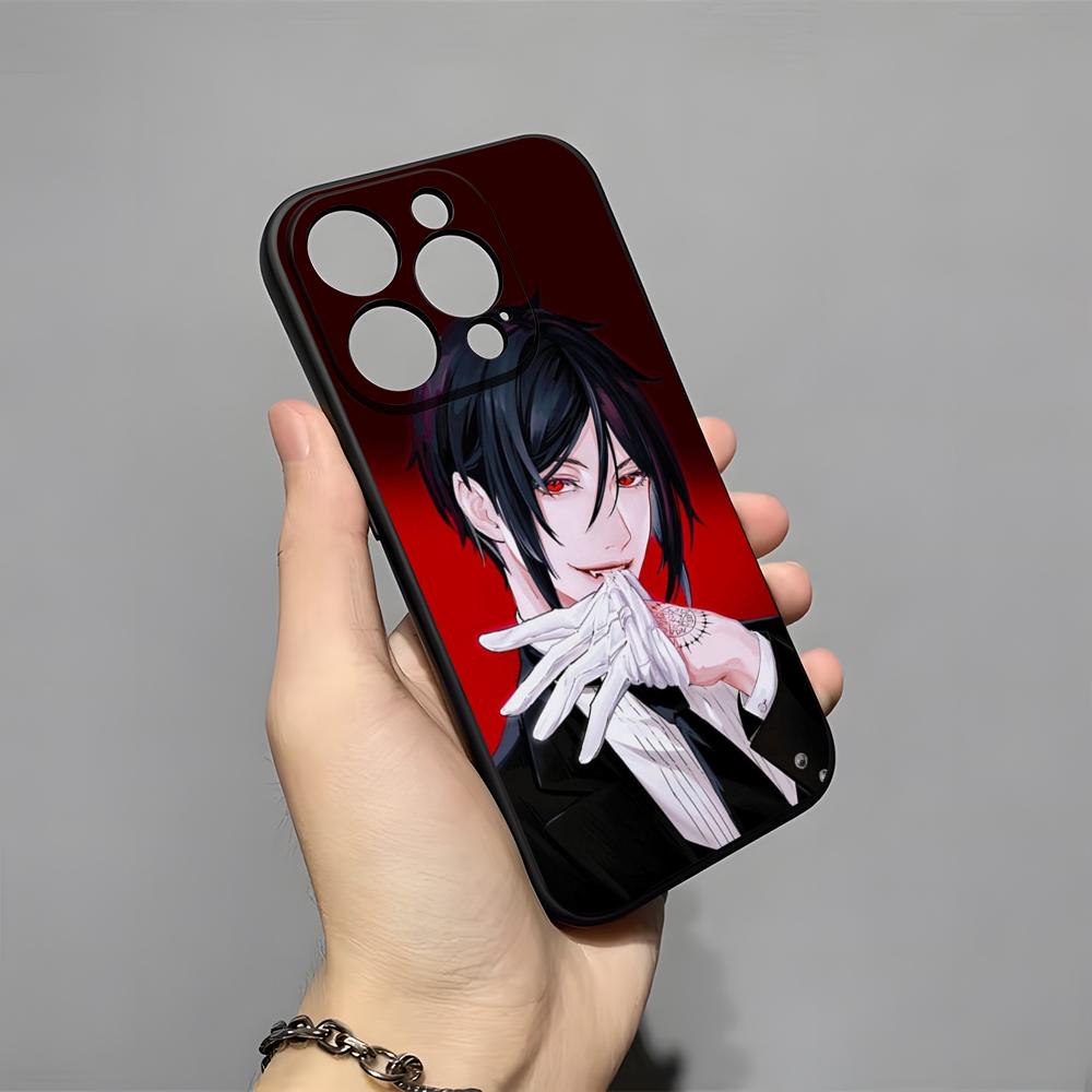 

Японский аниме Черный дворецкий Чехол для телефона Для IPhone 17 Pro Max 16 15 14 Pro Max 13 11 X Xs Xr 8 7Plus Силиконовый чехол iPhone17 Pro Max