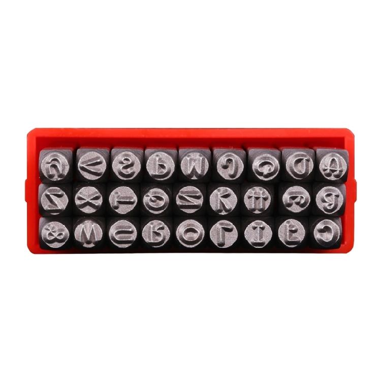 Professional Steel Letter Number Punches 3mm Leather Stamper Embossing Tool For Jewelry Making Leather Crafting Project
