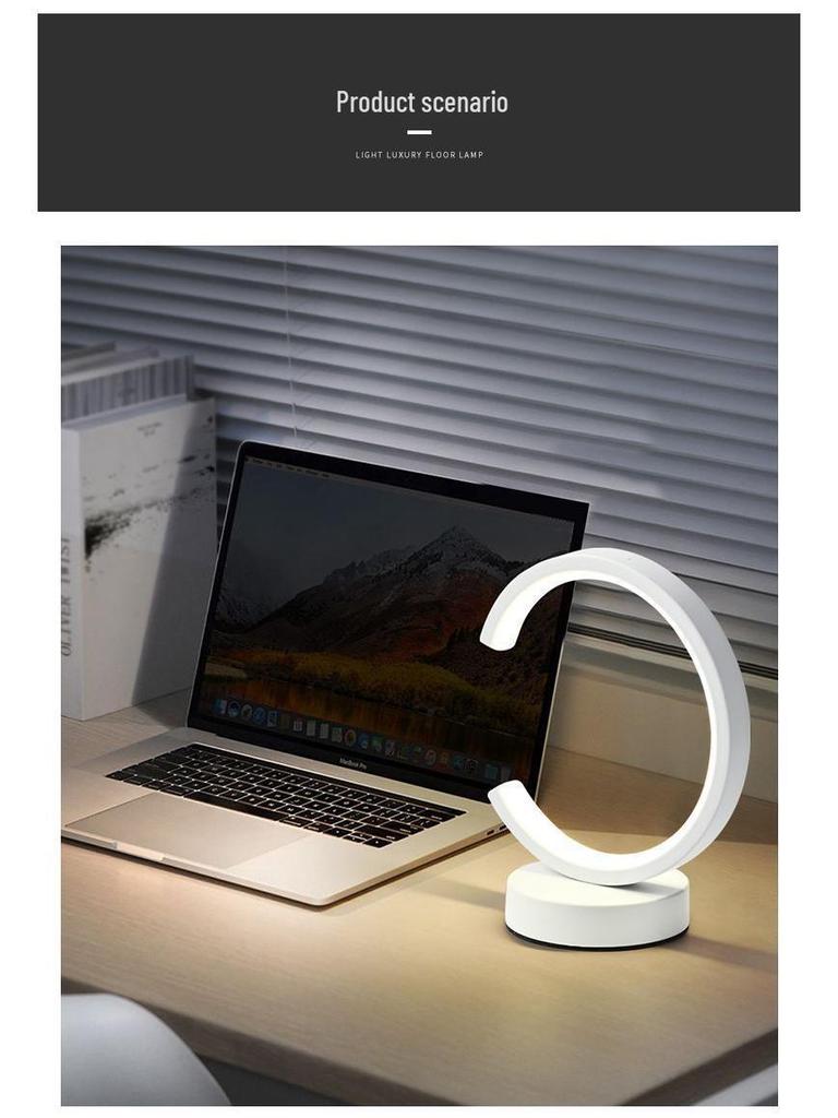 Modern Dimmable Table Lamp for Bedroom, Living Room, or Dorm