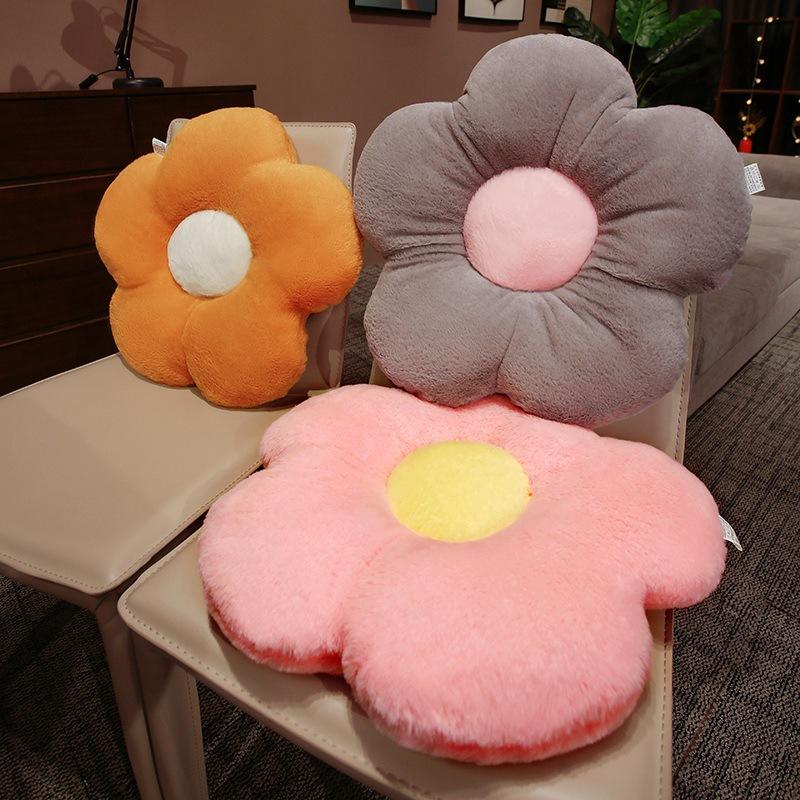 Çizgi Film Çiçekli Atma Yastığı Minder Ev Kanepe Yastık Minderi Kız Odası Balkon Tatami Futon Minderi