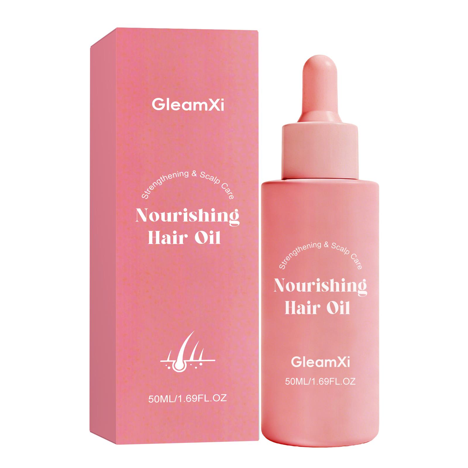 GleamXi hair care oil hair care essential oil refreshing and non-greasy daily moisturizing care for all kinds of hair types 50ml