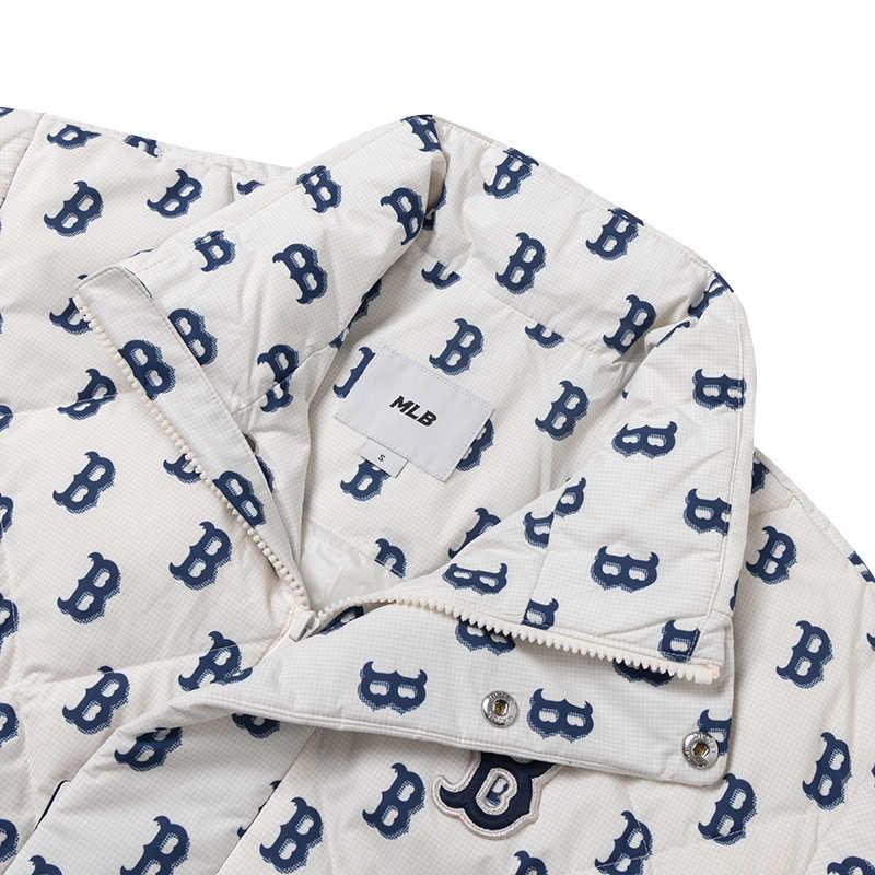 New MLB Down Jacket Unisex Blue White 3ADJM0646-43WHS