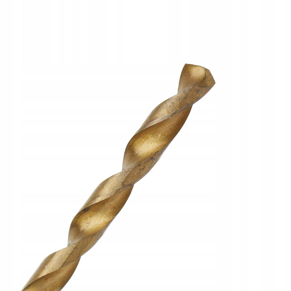 Rosfix Zestaw Wierteł Tytanowych Do Metalu – 13 Wierteł Ø 1,5–6,5 Mm | Stal HSS | Powłoka Azotku Tytanu, Wysoka Precyzja