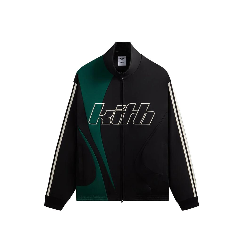 Kith For Adidas Football Track Jacket Black Men Outerwear AAKA5851