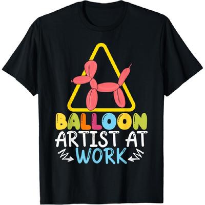 Balloon Artist At Work Balloon Twisting Balloon Modeling T-Shirt