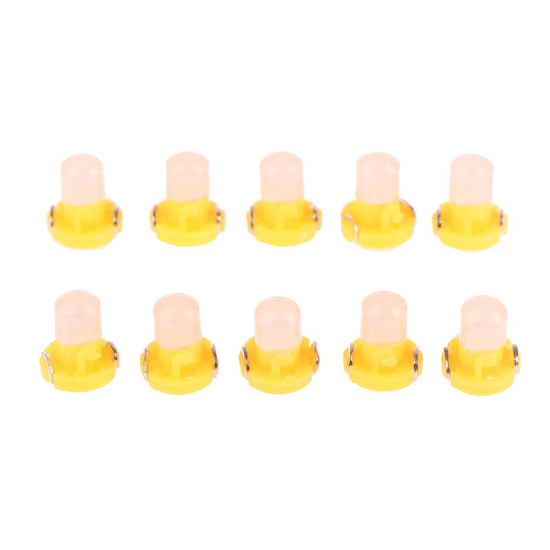10Pcs T3 Dash Indicator Light Panel Bulb Cob 1Smd Wedge Led Instrument Lamp