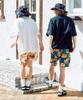 [go Slow Caravan] 341963 DOMDOM×gsc Miso Peach Chicken Burger Elephant BIG TEE White L