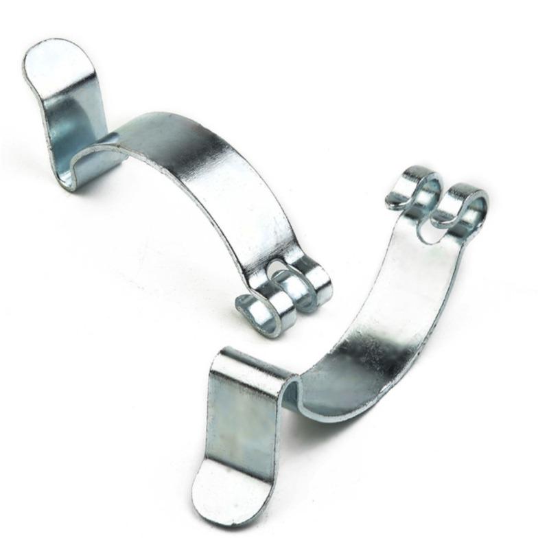 8pcs Automotive Universal Air Filter Housing Filter Electrical Fuse Box Fixing Spring Clip Hook Pull Spring Snap Steel Clip
