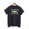 T-shirt Pêche et Recherche de Truites, Chemise de Pêche, Chemise Drôle pour Amoureux de la Pêche Coupe