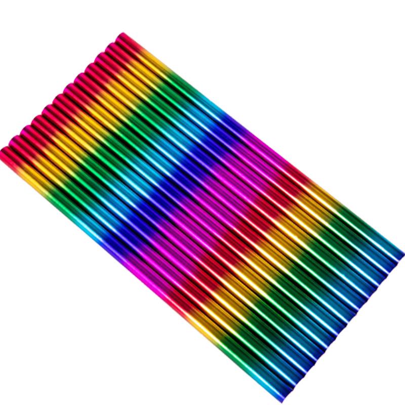 Rainbow Multi-Color Pencil with Holder – Eco-Friendly Four-Color Coloring Tool for Kids Flat Cut