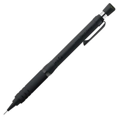 Zebra Mechanical Tect Dark Knurled Pencil, 2-Way RO, 0.5mm, Black, Model, P-MA141-DBK