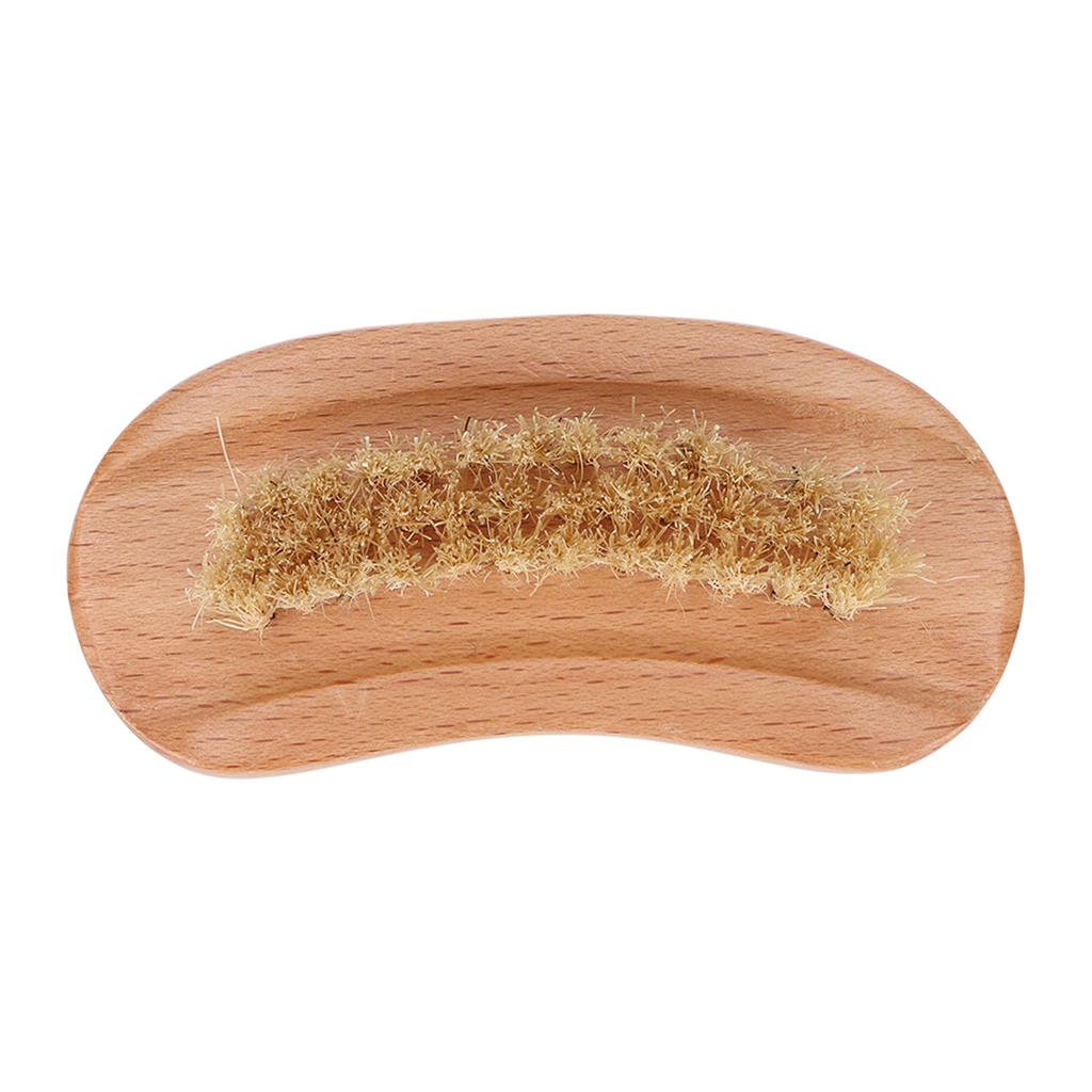 Zehennagelbürste aus Holz, doppelseitig, zur Reinigung von Fingernägeln und Zehennägeln, Scheuerbürste für Männer und Frauen