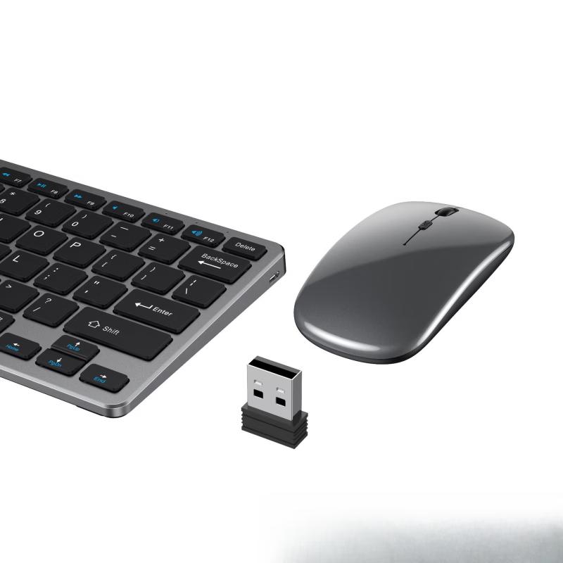 OLOEY 2.4G+Bluetooth Tri-Mode Keyboard & Mouse Combo