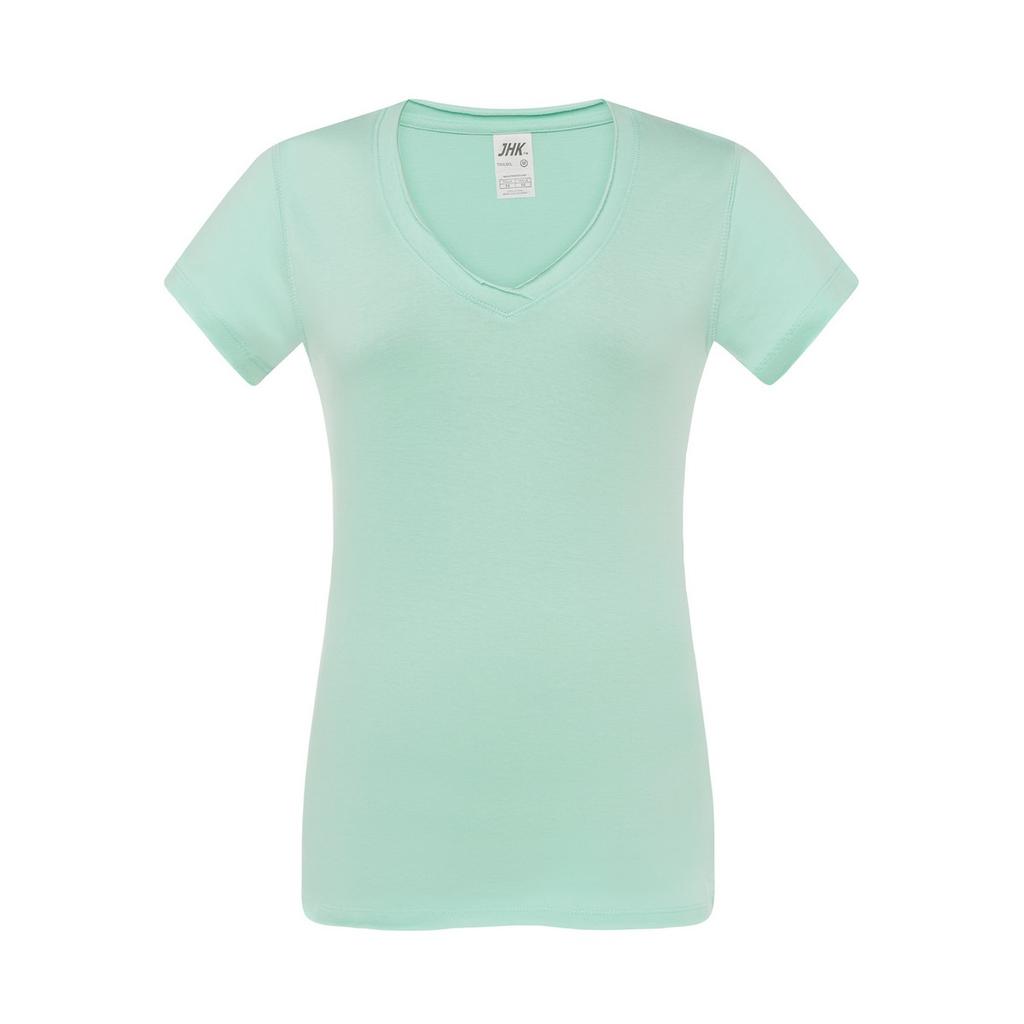 JHK Womens/Ladies Sicilia V Neck T-Shirt