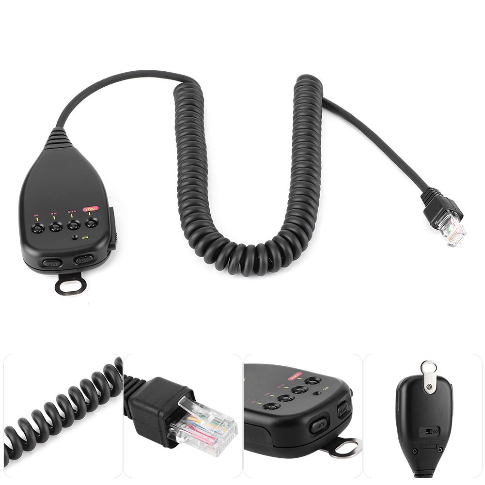 MC44 Bil Håndholdt Mikrofon 8?Kjernehøyttaler Luftfartshodemikrofon for TM241 TM231