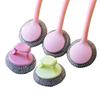 ZISIZ Steel Wool Dish Scrubber Set with Handle