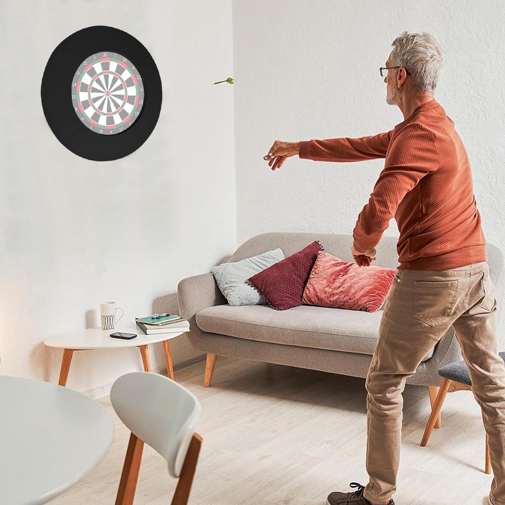EVA Dartboard Surround Jigsaw Ring Design Splicing Dart Board Wall Protector Lightweight Dartboard Wall Surround for Dart Lovers