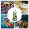 Trap Fish Basket Drawstring Opening Design Collapsible Fishing Net Collapsible Fishing Net Cage Fish Baskets