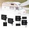 2 Pieces RV Bumpers Cap Cover Plug End Cap Rubber Outside Metal Heavy Duty Parts