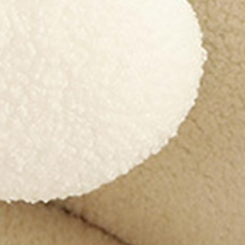 Hugging Pillow Flower Shaped Sponge Filling Soft Thick Decorative Throw Pillow for Sofa White Green