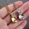 Punk Rock Gold Silver Balck Mens Boys Gift Chain Choker Boxing Glove Pendant Necklace