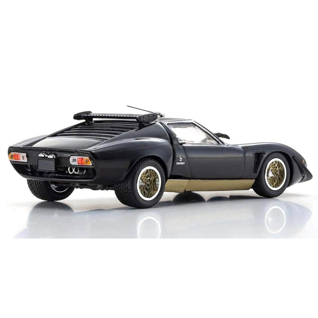 Kyosho Original 1/43 Lamborghini Miura SVR Black/Gold Finished Product