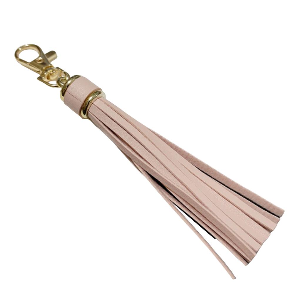 Buntes Taschenzubehör mit Quasten, auffälliges Schlüsselanhänger-Ornament aus PU-Leder, geeignet für verschiedene Taschenstile