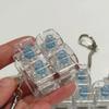 Relaxing 4/5 Keys Finger Keyboard Stress Relief Gadget Fidget Keychain Pass The Time Button Keycap Keyboard Caps Adult
