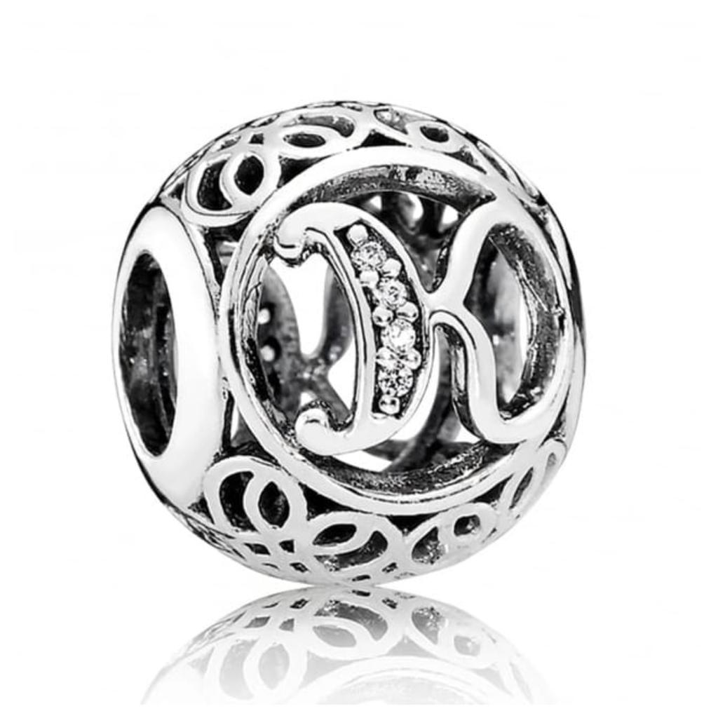 Charms Do Pandora Zawieszka Charms Litera K Moda Trusky