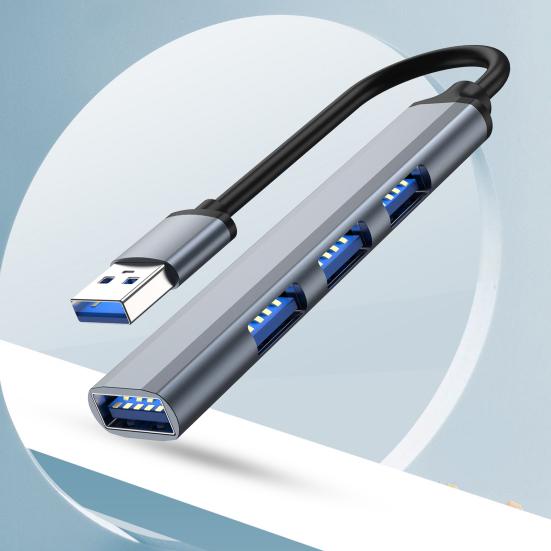 Premium USB Expander 4 Ports Ultradünn Plug Play