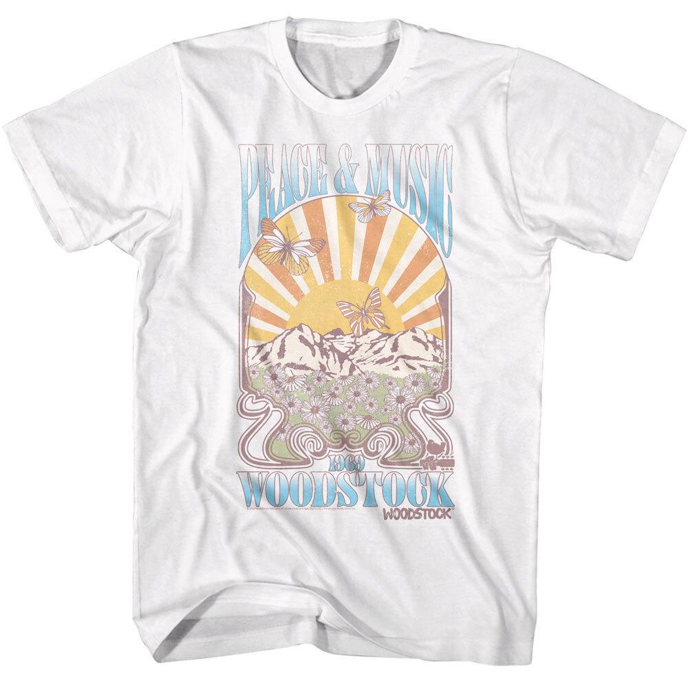 

Woodstock Butterfly Mountain Sunset Men s T Shirt S