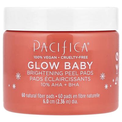 Glow Baby, rozjaśniający płatek peelingujący, 60 sztuk