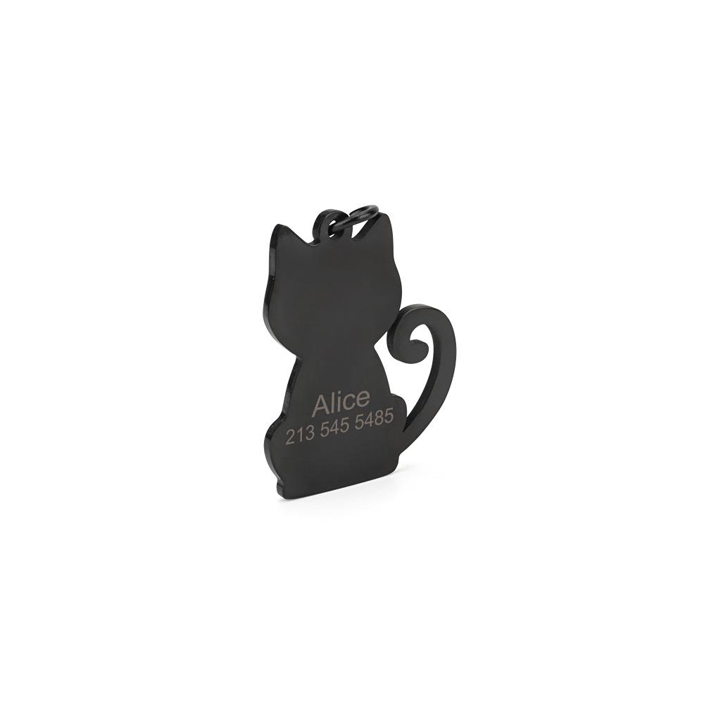 Custom Name Cat Collar Pendant Personalized Pet Collar Accessories Cat Tag Customized Anti-lost