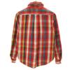 marka made in Japan Check Pattern Long sleeve Flannel shirt 1 vermilion Women Used