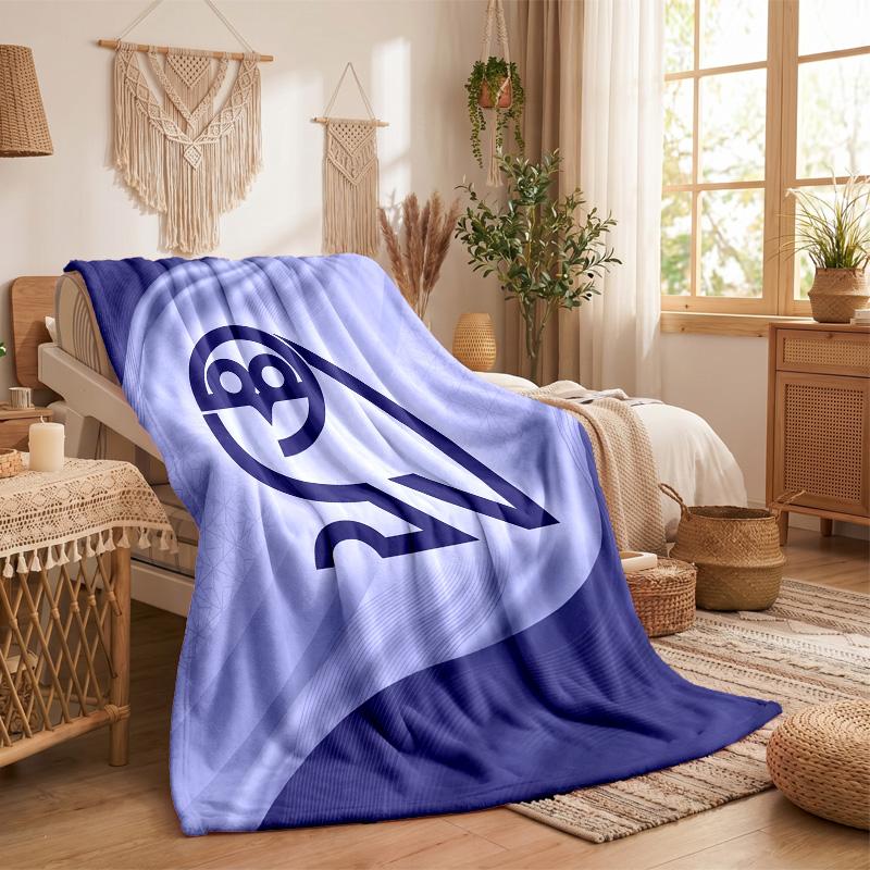 Sheffield Wednesday Theme Fleece Blanket Cozy Soft Plush Blanket For Bedroom Couch Travel