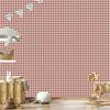 Geometric Rhombus Wallpaper Red, White and Coral 50x1000
