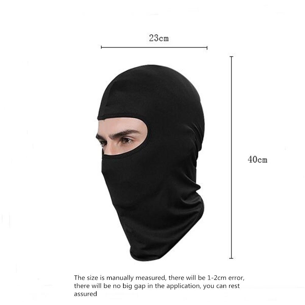 Outdoor Ski Motorcycle Cycling Balaclava Full Face Mask Neck Cover Ultra Thin